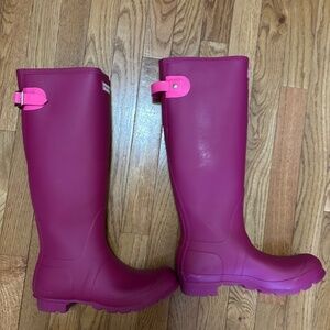 Two-tone "original back adjust" Hunter Boots